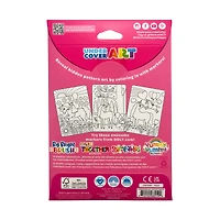 Undercover Art Hidden Pattern Coloring Activity Art Cards - Unicorn Friends