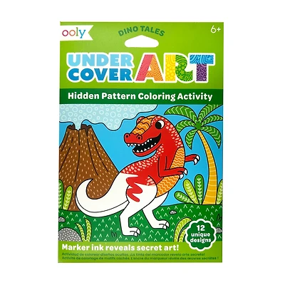 Undercover Art: Hidden Pattern Coloring Activity - Dinos