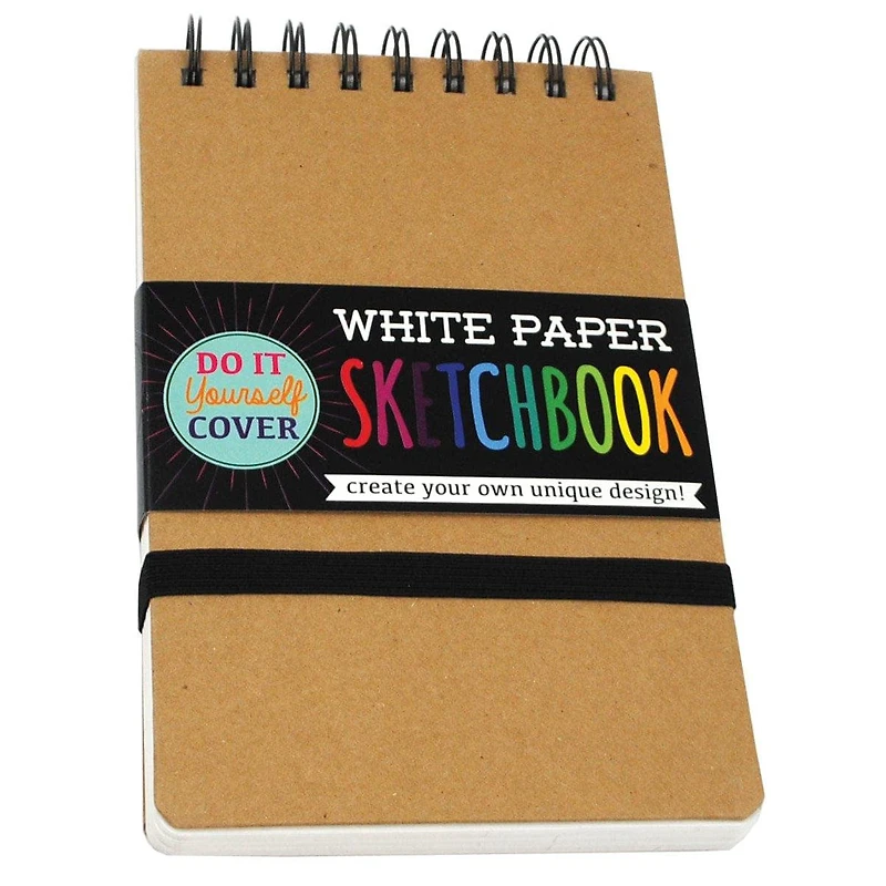 White DIY Cover Sketchbook - Small