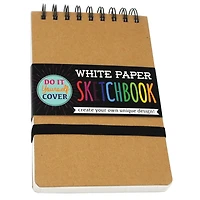 White DIY Cover Sketchbook - Small
