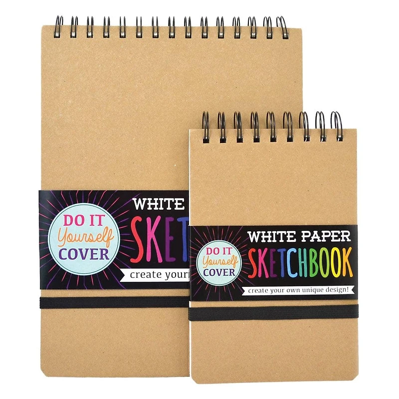 White DIY Cover Sketchbook - Small