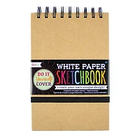 White DIY Cover Sketchbook - Small