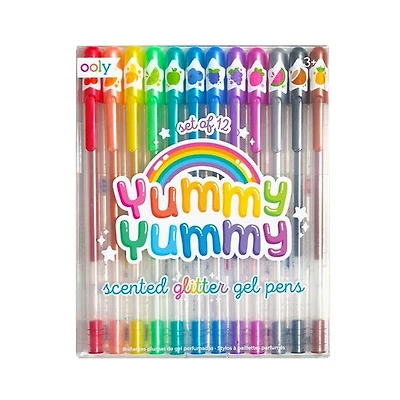 Yummy Yummy Scented Glitter Gel Pens 2.0 - Set of 12