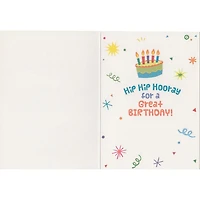 Age 5 Lettering Foil Card