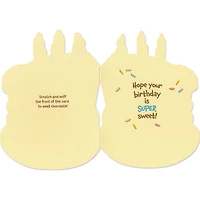 Chocolate Birthday Cake Scratch & Sniff Card