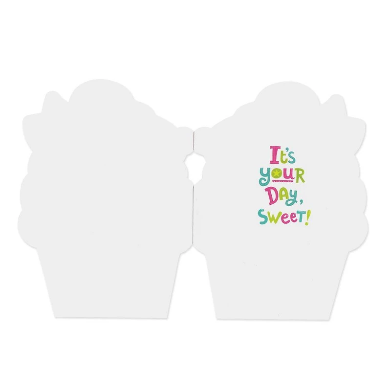 Cupcake Foil Birthday Card