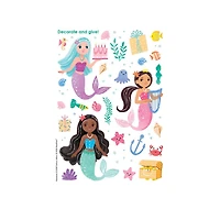 Decorate You Own Sticker Card - Mermaid