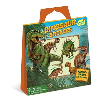 Dinosaur Reusable Sticker Tote