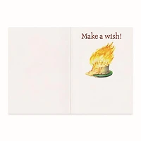Dragon Foil Birthday Card