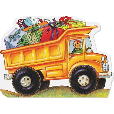 Dump Truck with Presents Card