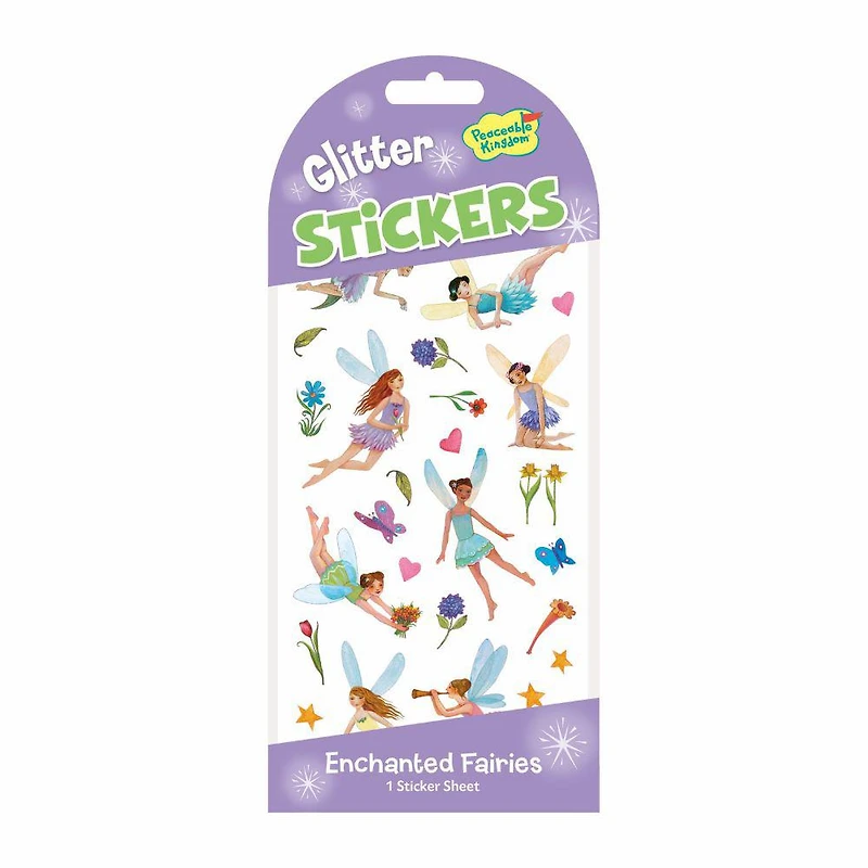Giltter Sticker Pack - Enchanted Fairies