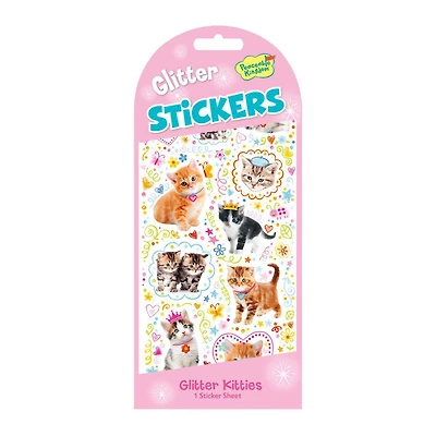 Glitter Sticker Pack - Kitties