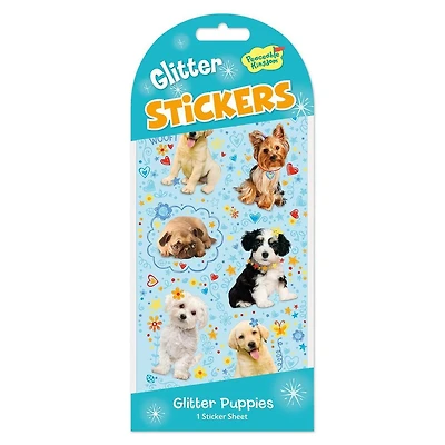Glitter Sticker Pack - Puppies