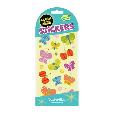Glow in the Dark Sticker Pack - Butterflies