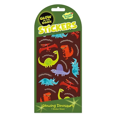 Glow in the Dark Sticker Pack - Dinosaurs