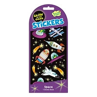 Glow in the Dark Sticker Pack - Space