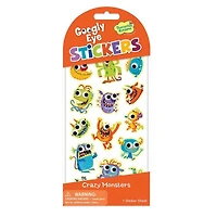 Googly Eye Sticker Pack Crazy Monsters