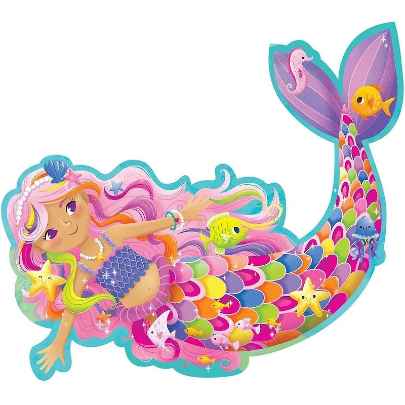 Magical Mermaid Floor Puzzle 41 Pieces