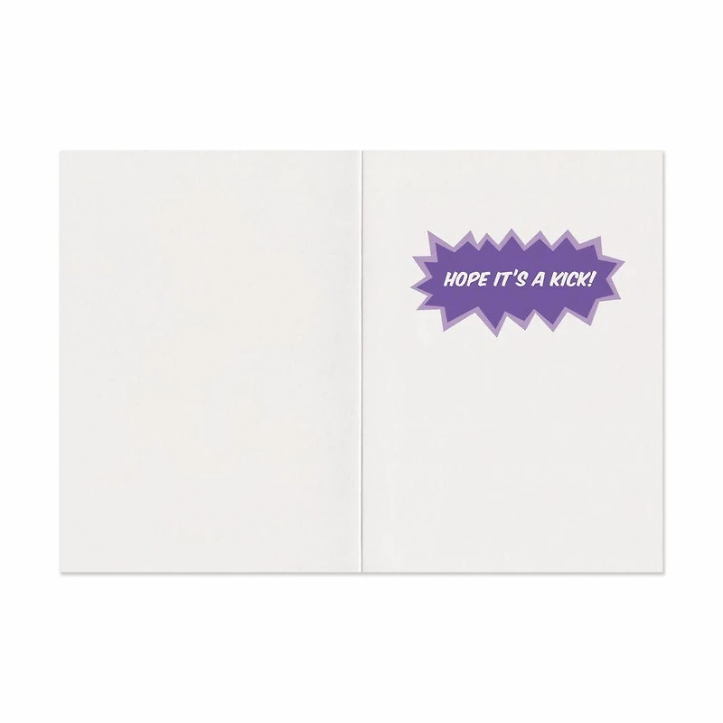 Martial Arts Foil Birthday Card