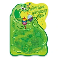 Neon Birthday Card Blob