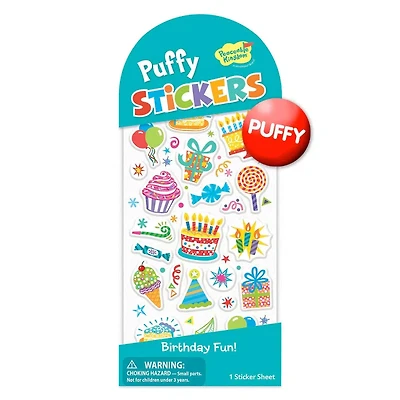 Puffy Sticker Pack - Birthday Fun