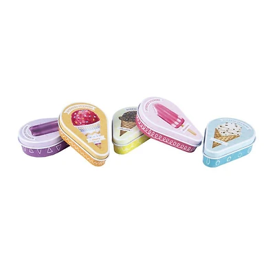 Scented Sticker Tin - Grape Ice Cream