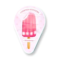 Scented Sticker Tin - Strawberry Ice Cream