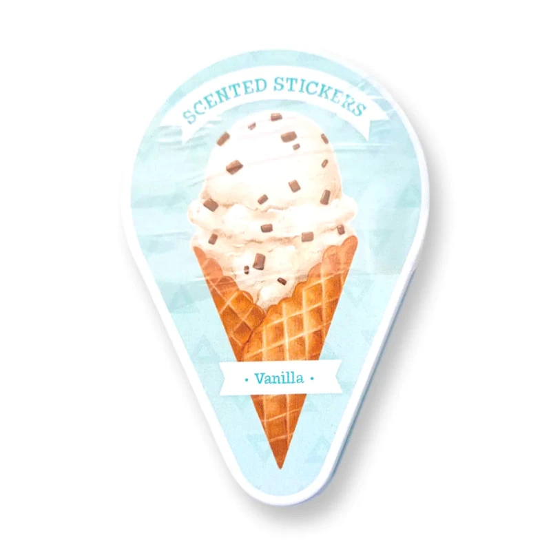 Scented Sticker Tin - Vanilla Ice Cream