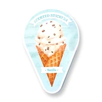 Scented Sticker Tin - Vanilla Ice Cream