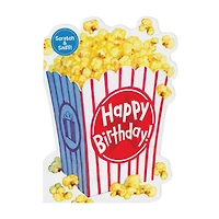 Scratch & Sniff Birthday Card - Popcorn