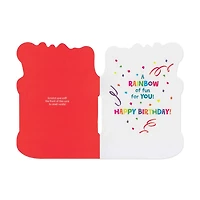 Scratch & Sniff Birthday Card - Rainbow Cake