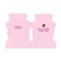 Scratch & Sniff Birthday Card - Strawberry Birthday Cake