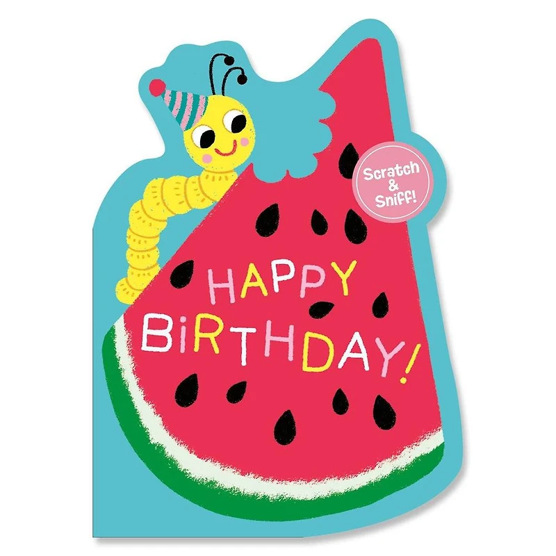 Scratch & Sniff Birthday Card - Watermelon