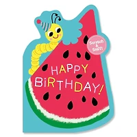 Scratch & Sniff Birthday Card - Watermelon
