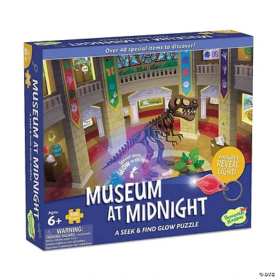 Seek and Find Glow Puzzle - Museum at Midnight
