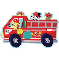 Shiny Fire Truck Pups Floor Puzzle - 39 Pieces