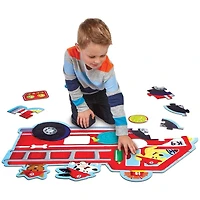 Shiny Fire Truck Pups Floor Puzzle - 39 Pieces