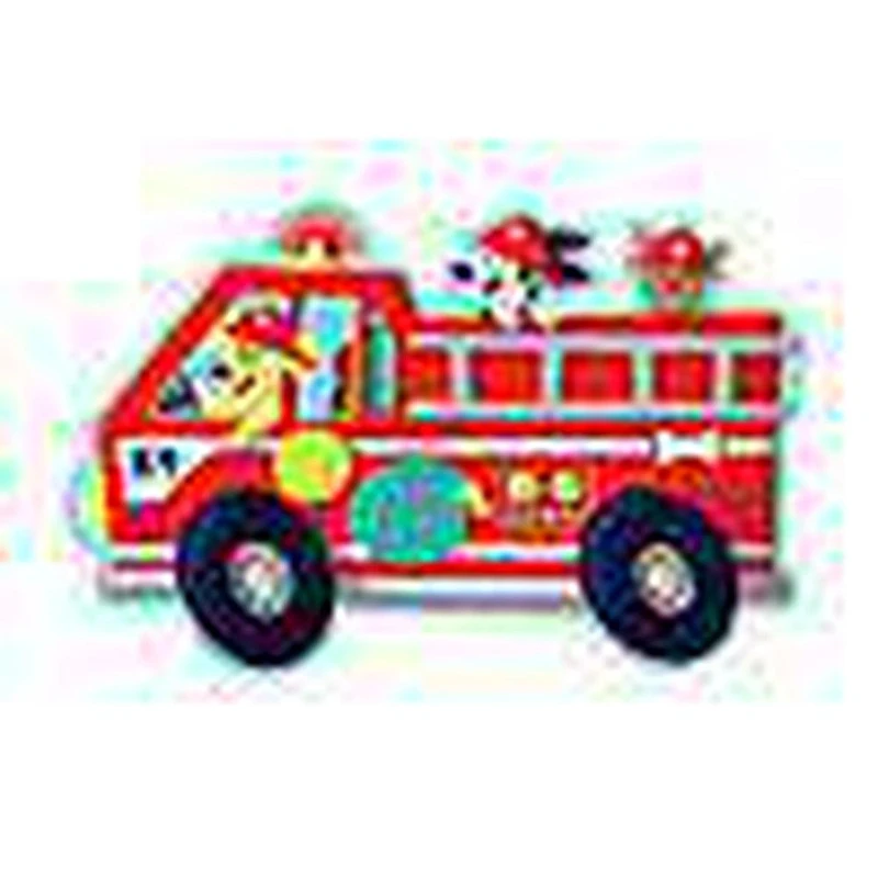 Shiny Fire Truck Pups Floor Puzzle - 39 Pieces