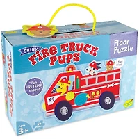 Shiny Fire Truck Pups Floor Puzzle - 39 Pieces