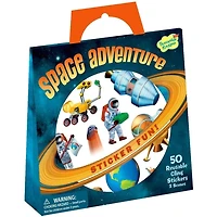Space Adventure Reusable Sticker Tote