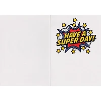 Super Hero Foil Birthday Card