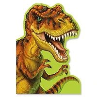 T-Rex Die Cut Birthday Card