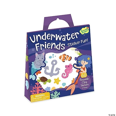 Underwater Friends Reusable Sticker Tote