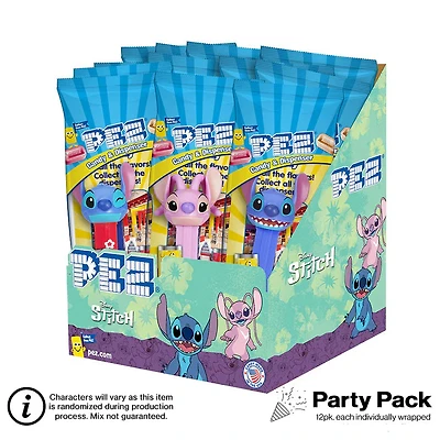Pez Dispenser - Stitch - Assorted Styles In Poly Bag