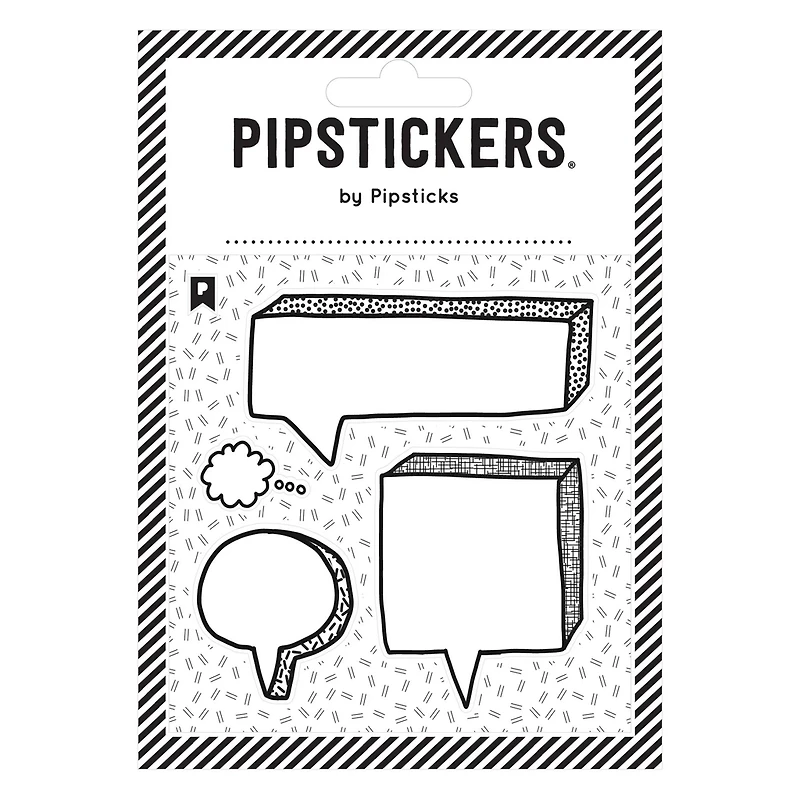 Pipsticks - Stickers Color In Speech Blocks