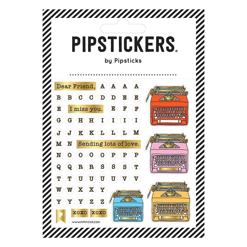 Pipsticks - Stickers Moveable Type