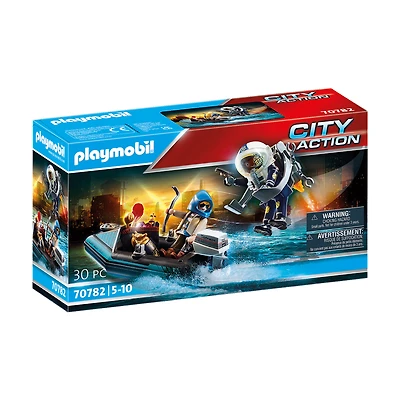 City Action - Police Jet Pack With Boat