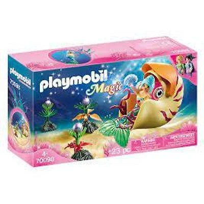 Magic - Mermaid with Sea Snail Gondola