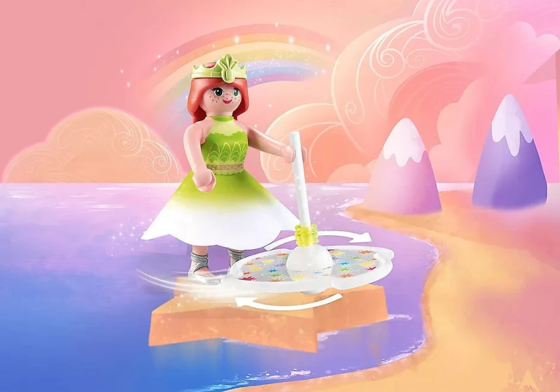 Princess Magic - Rainbow Spinning Top