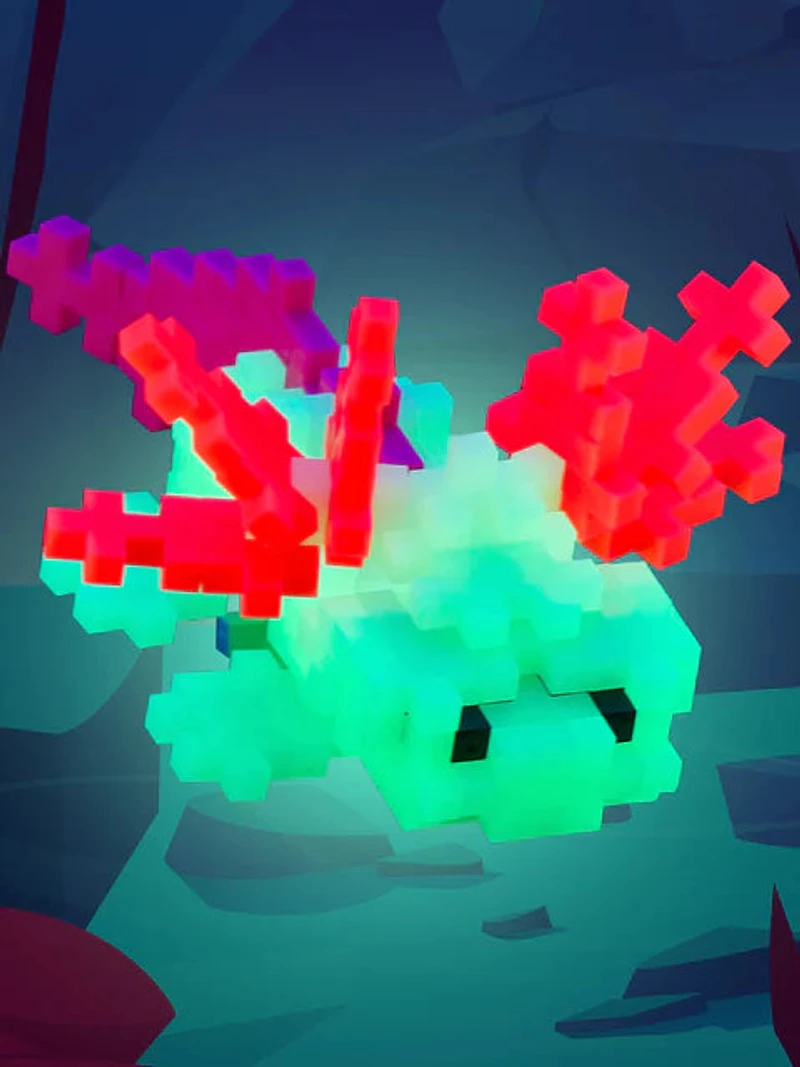 Plus-Plus Tube 70 pc - Axolotl